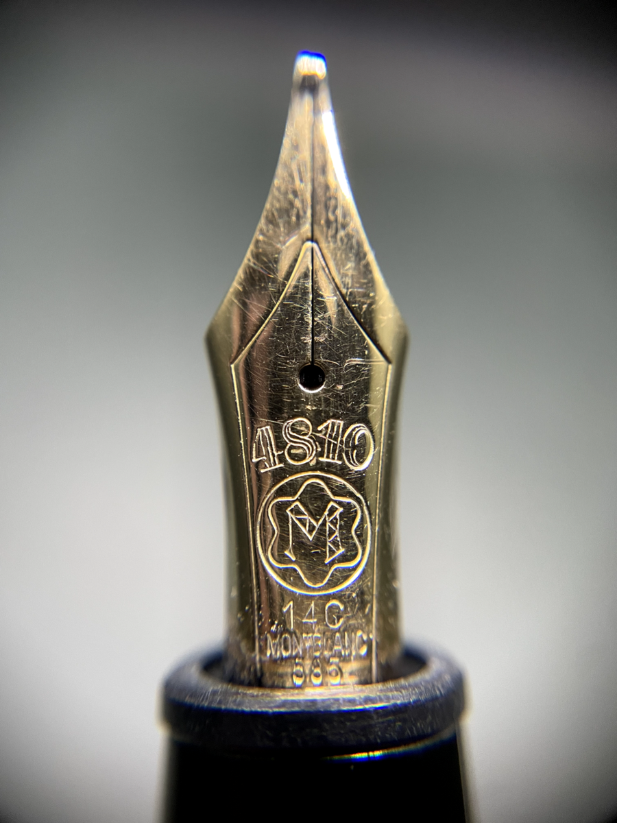 MONTBLANC Meisterstuck 146 Black 70's Vintage Fountain Pen 14C 585