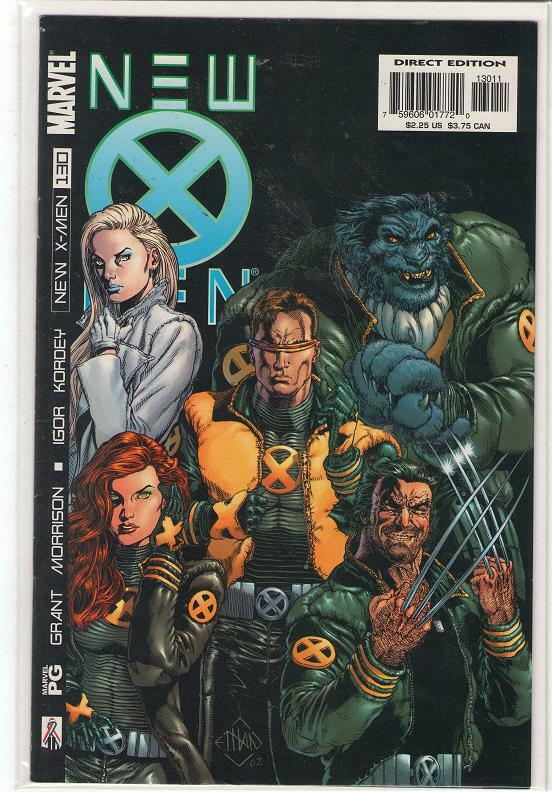 New X-men #130 Grant Morrison Cyclops Wolverine Magneto Phoenix