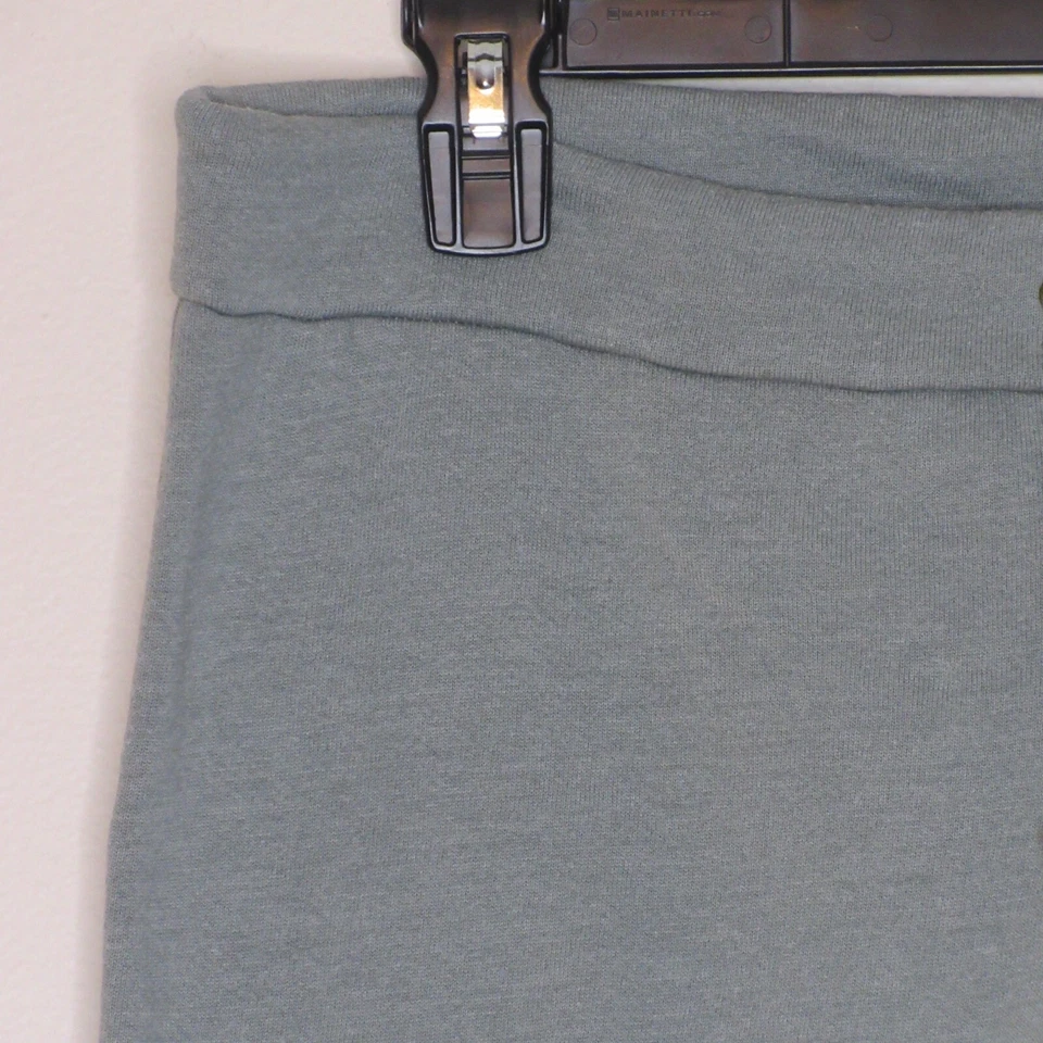 Primp Women's Bell Bottom Sequin Embellished Gray Sweatpants M B6 - Image 3 of 4