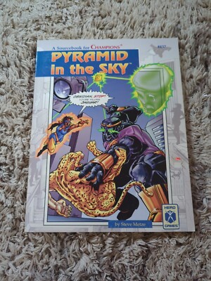 Champions Pyramid in the Sky #437 Super Hero Comic Table Top RPG Source Book