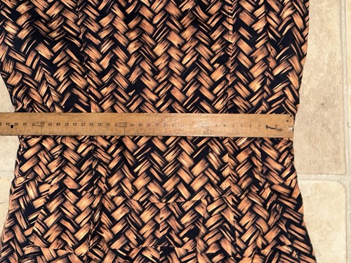 Gorman Basket Weave Pencil Dress Spaghetti Straps. Fitted Size 8 Good Cond. - Picture 12 of 24