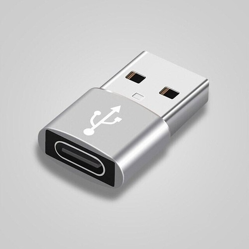 USB Type A Male to USB C Type C Female Charging Port Adapter Fast Converter - Picture 4 of 6