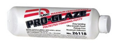 US Chemical And Plastics 24Oz Pro-Glaze Aqua Polyester Finishing Putty 26118