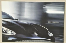Jaguar 2005 XK brochure, Large multi page brochure with color chart