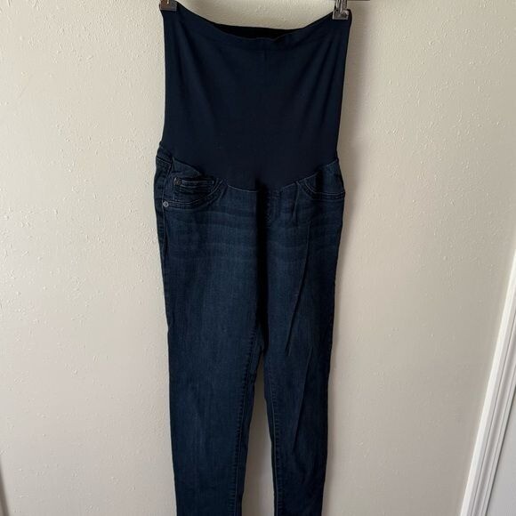 LED Luxe Essentials Denim Full Panel Maternity Je… - image 5