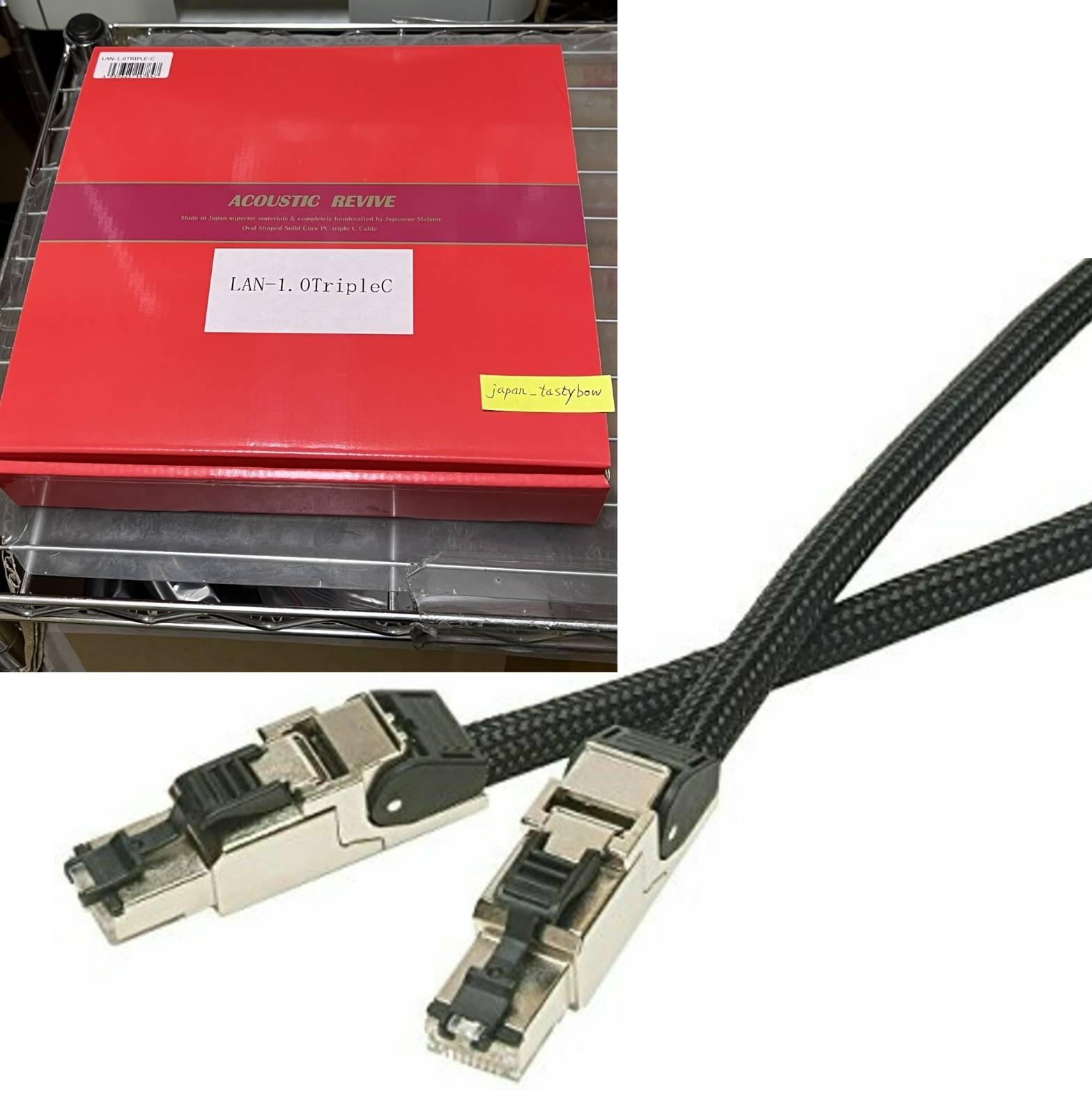 Acoustic Revive LAN10TRIPLEC Revive Triple-C Lan Cable - Black for 