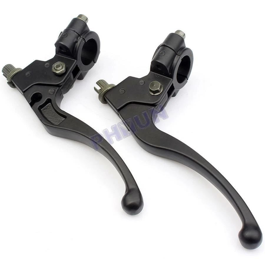 For Honda CR CRF XL XR80 100 125 250 Left & Right Brake Lever Perch Clutch Black Foto 4 de 4