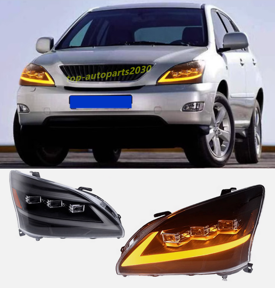 For Lexus RX330 RX350 RX400h 2004-2009 LED DRL Headlights