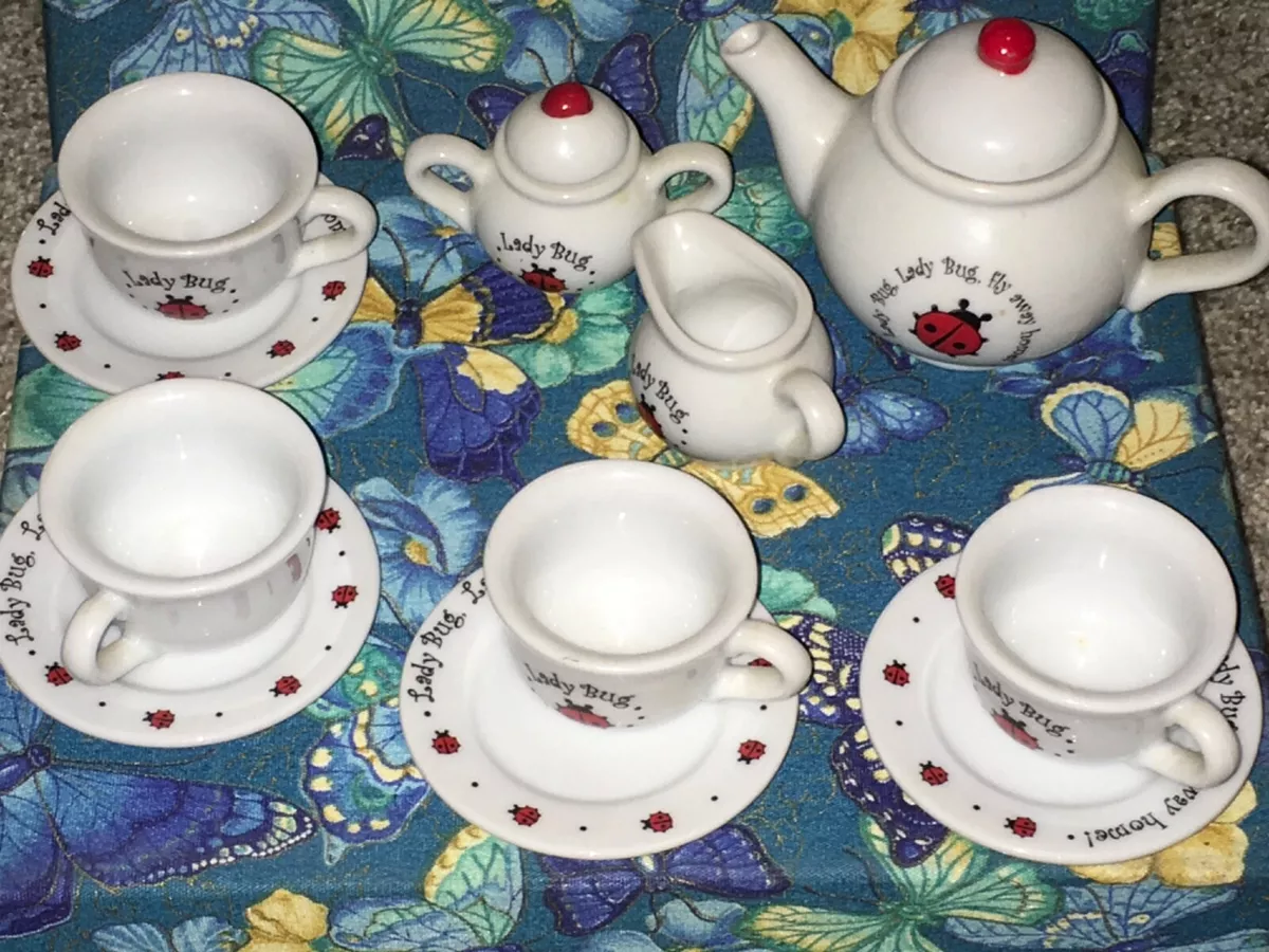 Ladybug tea set hotsell