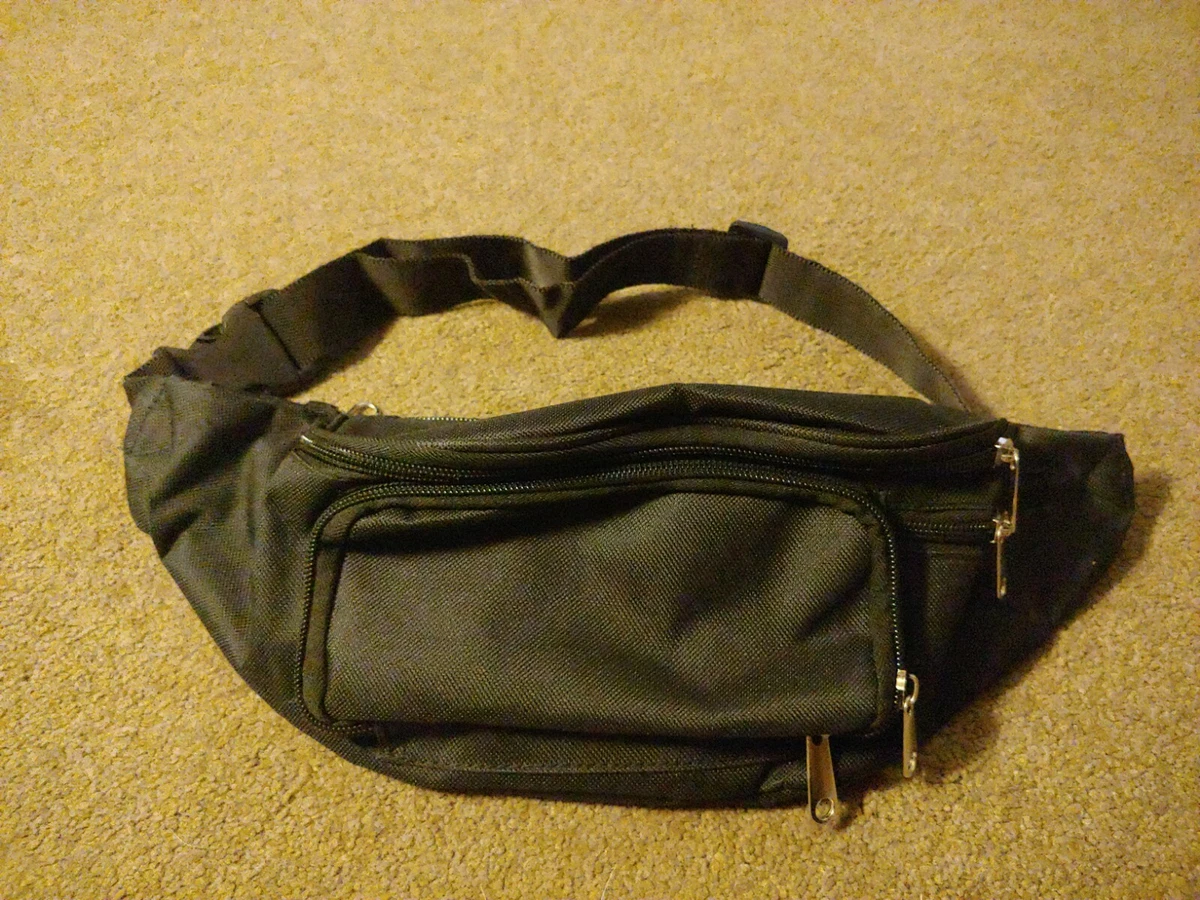 Unbranded Fanny Pack Black A5 | eBay