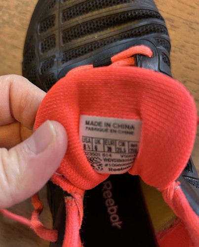 Reebok CrossFit Nano 3.0 Black/Fluoresc Orange 8.5 Womens, VGC Comfy - Picture 4 of 9