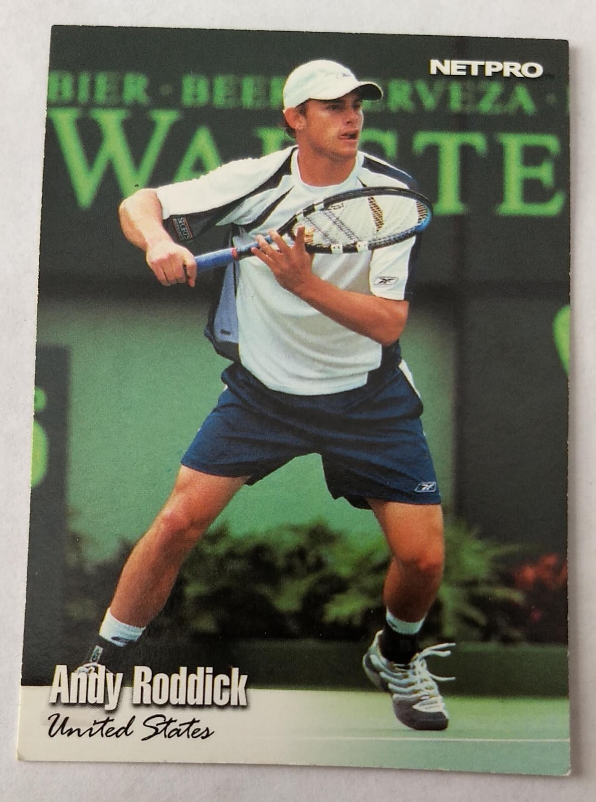 ANDY RODDICK, 2003 NETPRO #4, ROOKIE CARD