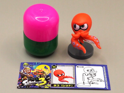 Octopus Red Splatoon 3 Mini Figur Choco Egg Furuta Nintendo Japan J284