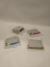 Set 4 GENUINE Epson Printer ink 127 T1271 Black , T1272, T1273,T1274