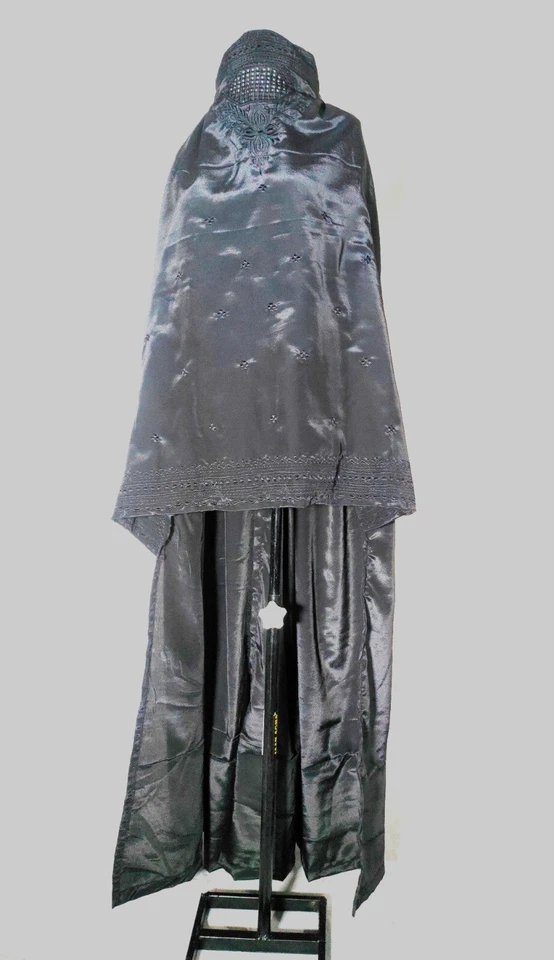 Velo de abaya afgano hiyab islámico caftán musulmán premium afgano para mujer topi burka Foto 3 de 4