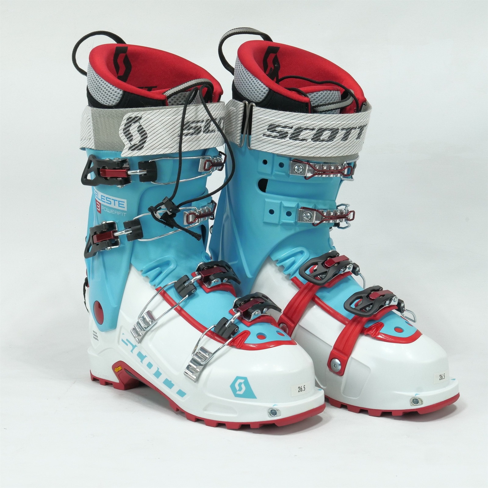Botas de esquí para mujer Scott Celeste III AT 9 US 26.5 azules/blancas alpinas touring