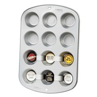 Wilton Recipe Right Heavy Gauge Steel 12-cup Nonstick Mini Muffin Cupcake Pan on sale Wilton Recipe Right Heavy Gauge Steel 12-cup Nonstick Mini Muffin Cupcake Pan on sale