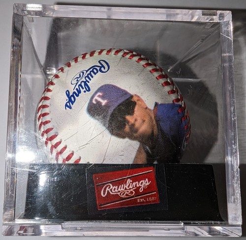 Rawlings Souvenir Baseball Alex Rodriguez A-Rod 3 TX Rangers (2002) mit Fotokoffer