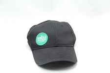 Whole Foods Market Green Logo Black Cap Adjustable Employee Hat Strap Baseball