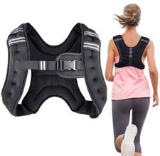 Henkelion Weighted Vest Weight Vest for Men Women 8 Lb Black