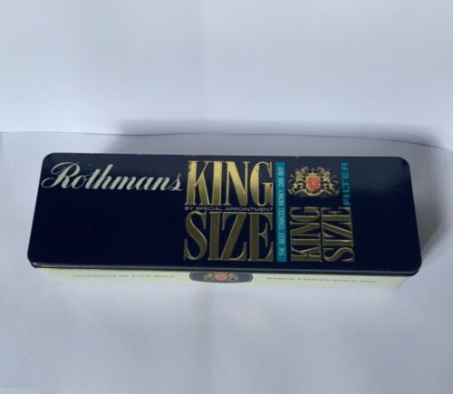 Zigaretten Dose Metal Rothmans KING SIZE FILTER sehr GUT ERHALTEN - Bild 1 von 6