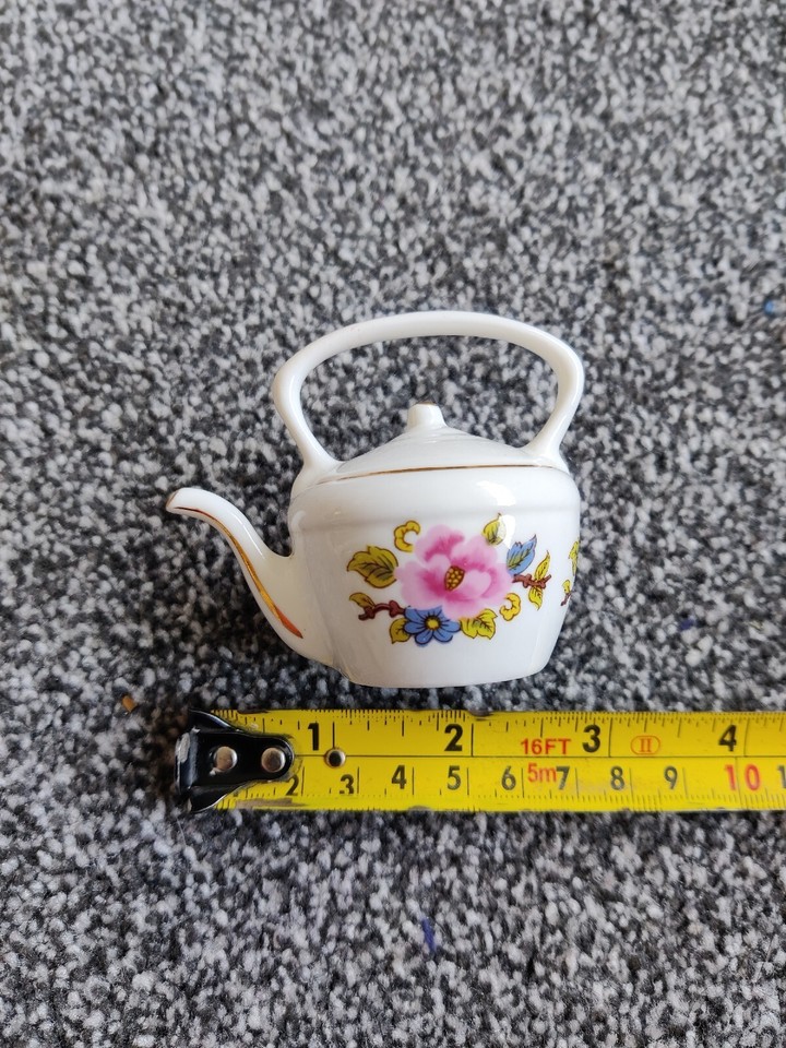 Vintage Ashleydale Fine Bone China Miniature Teapot Decorative
