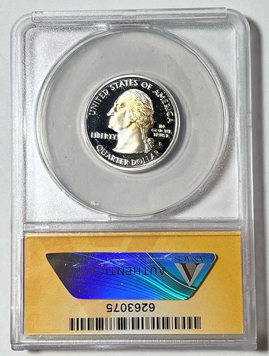 2006-S silver COLORADO State Quarter, ANACS PROOF-69 DEEP CAMEO - Picture 2 of 2