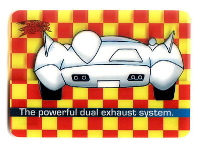 2008 Speed Racer Rear View Mach 5 Clear Trading Card #9