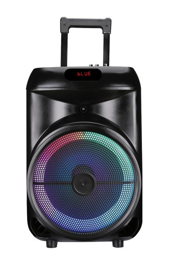 Max Power karaoke Bluetooth speaker portable wireless trolley speaker 12" Woofer