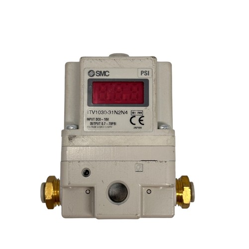 SMC ITV1030-31N2N4 Electro-Pneumatic Regulator 0–10V Input 1/4" NPT 0.005–0.5MPa