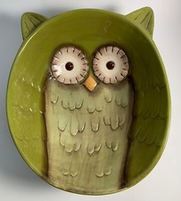 Grasslands Road Owl Bowl 8  X 7 Green  Decora...