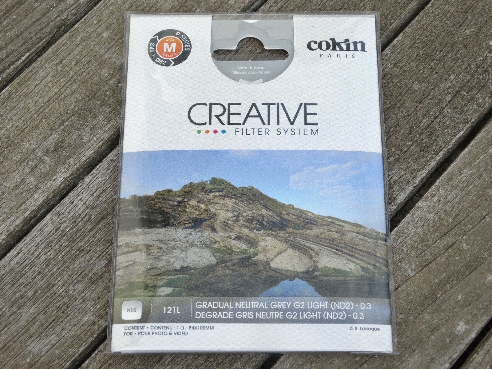 New Cokin P121L Gradual Neutral Grey G2 Light (ND2) Filter - Genuine Cokin Stock