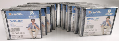 50 Stück Xlyne DVD+RW im Slim Case  4,7 GB/120 Min.  