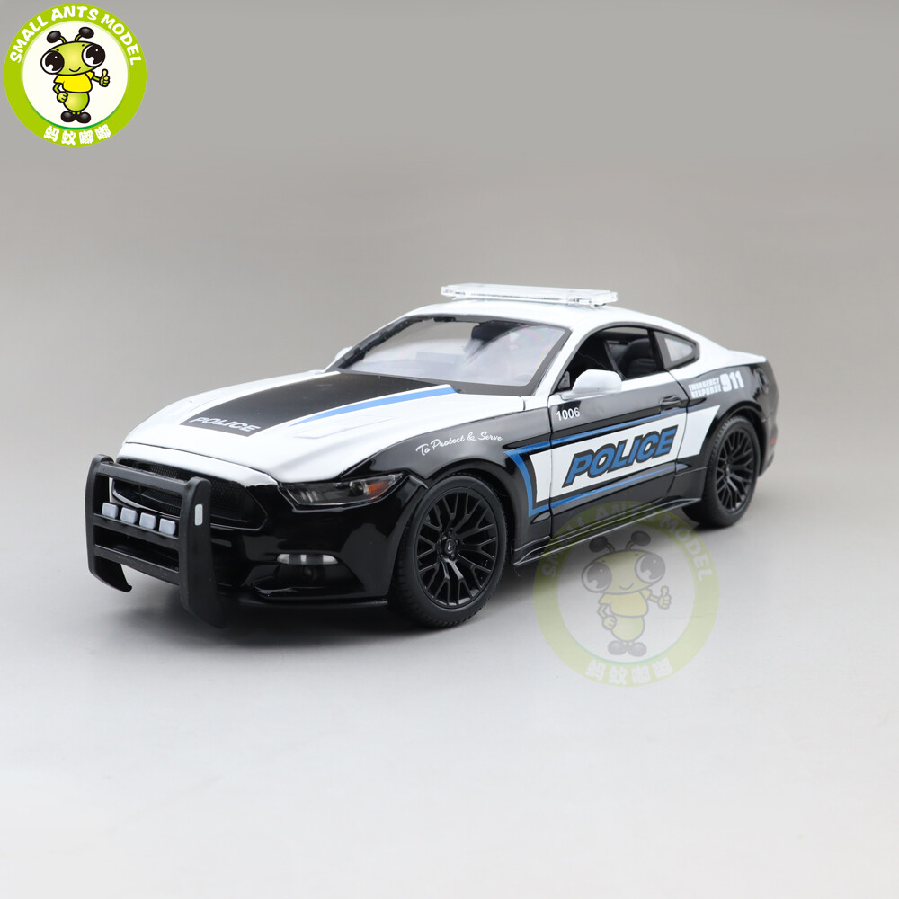 1/18 2015 Ford Mustang GT Police Car 911 Maisto 31397 Diecast