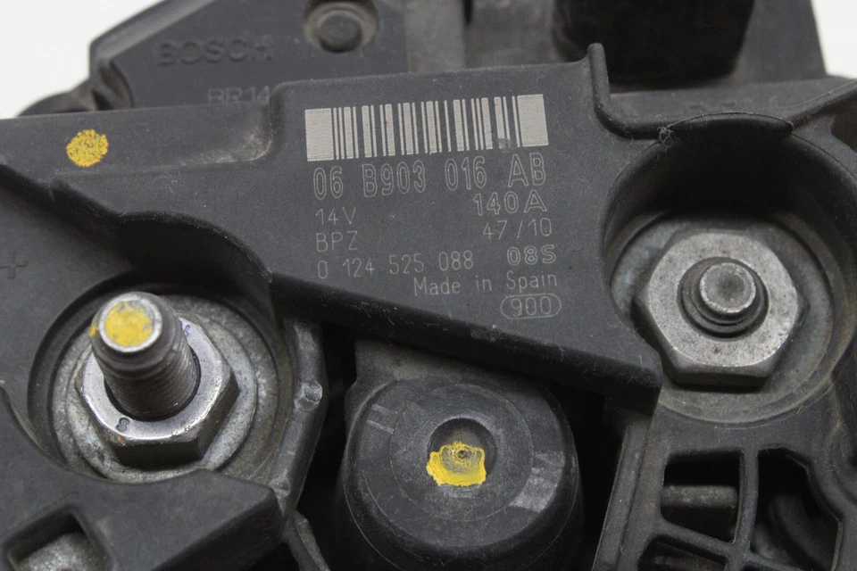 2011 VOLKSWAGEN VW CC ДВИГАТЕЛЬ ГЕНЕРАТОР ПЕРЕМЕННОГО ТОКА 06B 903 016 AB OEM 2009-2017 - Изображение 3 из 4