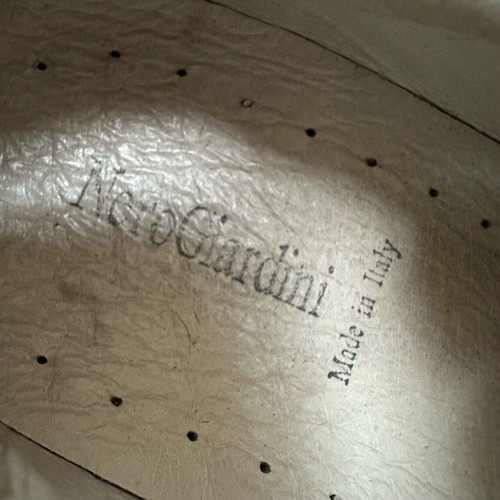 Tenis NeroGiardini con plataforma de arco de cuero talla 8 - Imagen 10 de 14