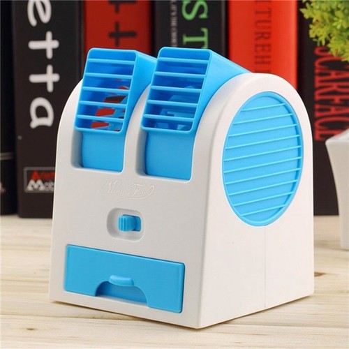 Dual Port USB Blade less Cooler Fan Fragrance Refrigeration Air Conditioner - Picture 6 of 8