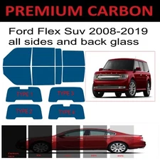 Premium Carbon Window Tint fits Ford Flex Suv 2008-2019 precut tint