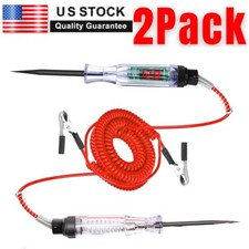 2 Digital Electric Voltage Circuit Tester Automotive Test Light Car Truck 6-24V