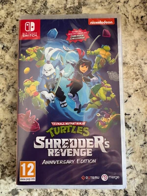 TMNT Shredders Revenge Anniversary Edition Switch Brand New Factory Sealed