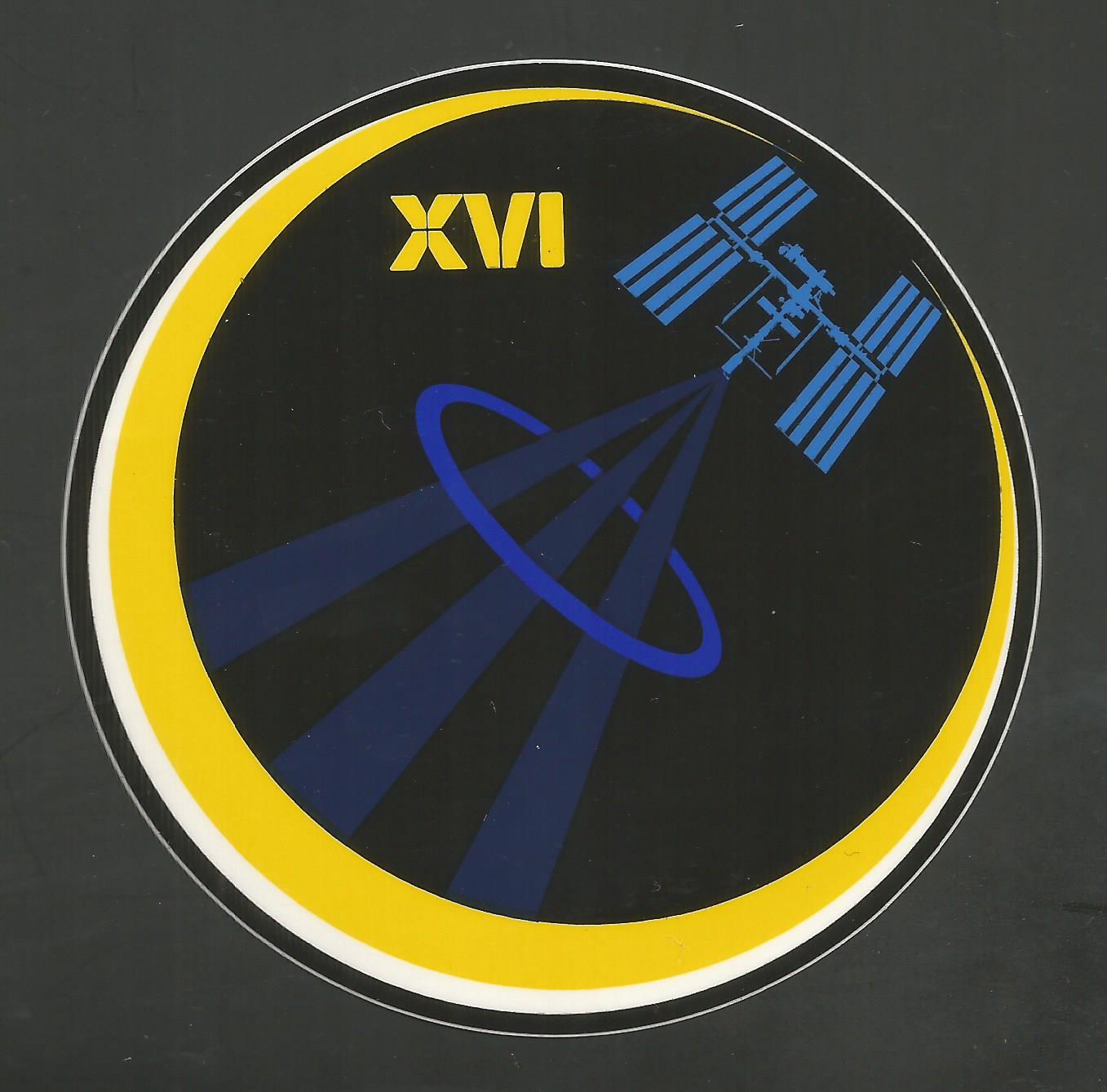 NASA SOYUZ EXPEDITION 16   DECAL SPACE  STICKER 4" 