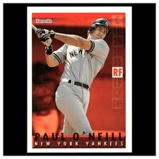 Paul ONeill #RH-10 1995 Bazooka Red Hot New York Yankees Baseball Card MLB