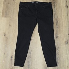 Old Navy Jeans Women's Size 20 Black High-Rise Rockstar Super Skinny Pockets