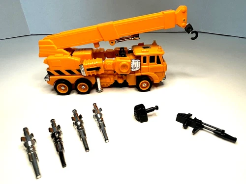 Vintage Transformers G1 GRAPPLE Near COMPLETE Hasbro original 1985 Ships Fast