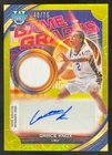 2025 Bowman Best U Grace Knox Game Graphs Yellow Lazer Refractor /75 Patch Auto