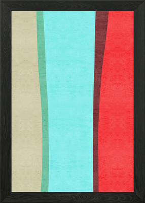 Farbige Striche Ein gerahmtes Wandbild Poster Leinwanddruck Bild
