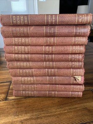 VTG The New Practical Reference Library 1918 Vol 1-10 Complete Set HC Book USA