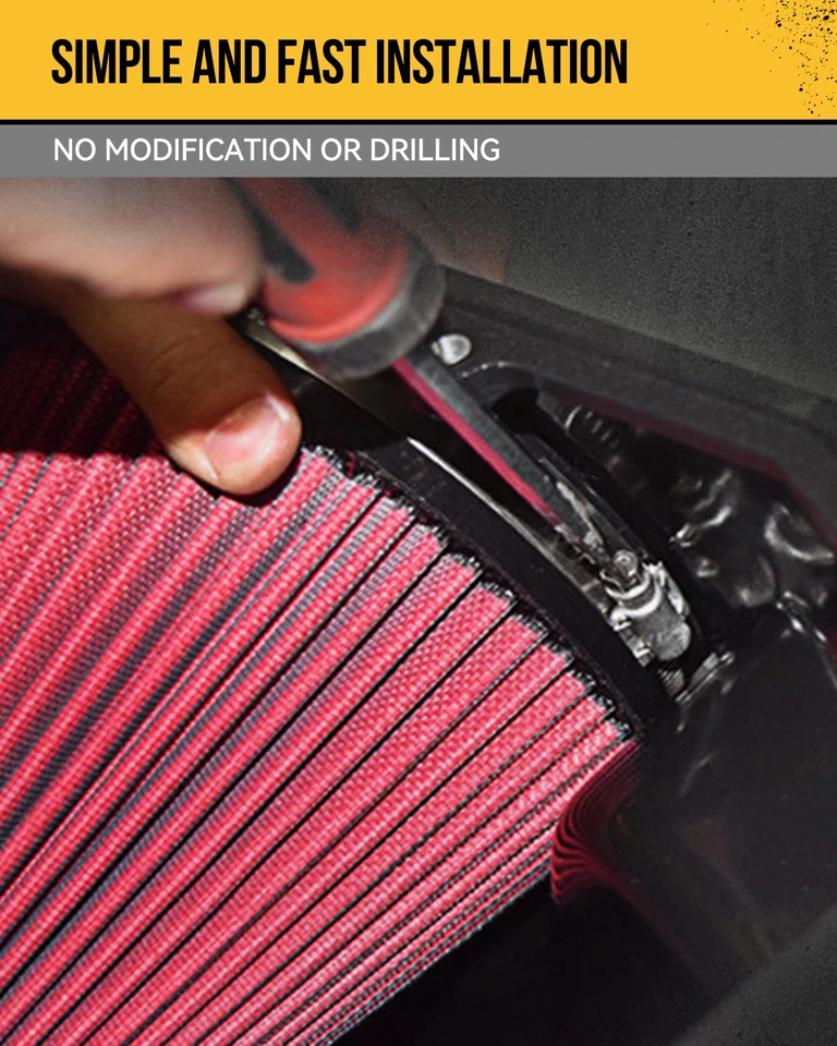 Kit de admisión de aire frío para Jeep Grand Cherokee V8 1999-2004 4,7 L aluminio Foto 3 de 4