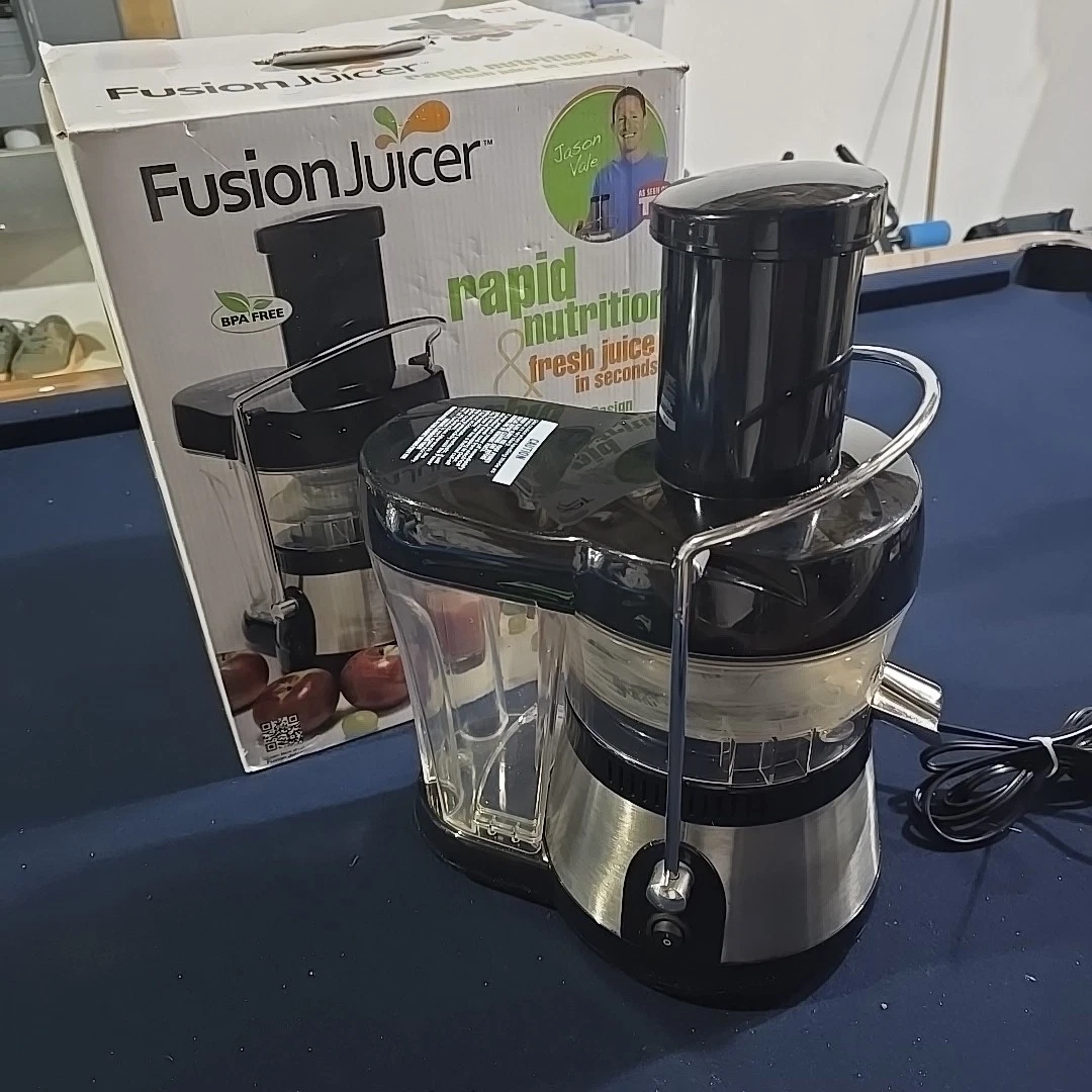美品*動作確認済み*Fusion Jicer(フュージョンジューサー) Amazon.com: Fusion Juicer, Black/stainless Steel: Electric Juicers