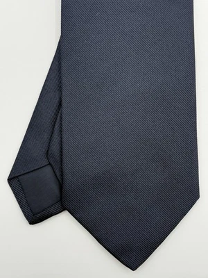 E. Marinella Napoli Silk Tie Navy Blue Embroidered Logo New Authentic - Bild 1 von 4
